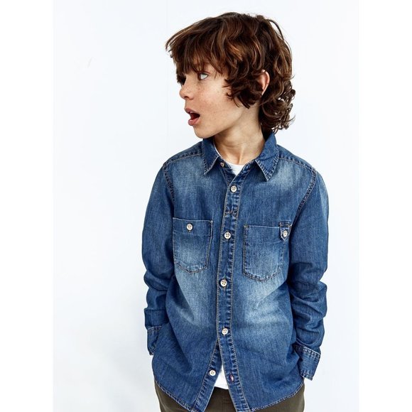 Zara Other - Zara Denim Button Down Shirt